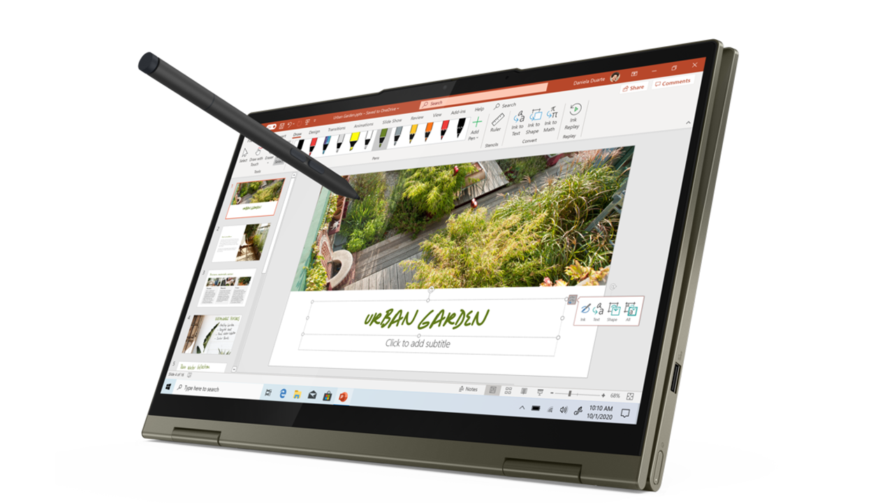 Thiết kế của ba chiếc laptop Yoga